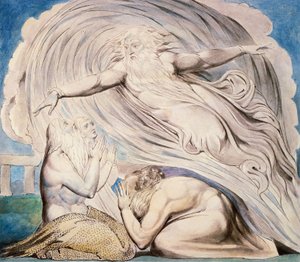 El Señor respondiendo a Job desde el torbellino de William Blake